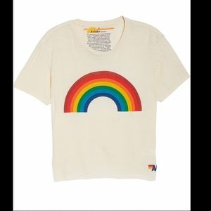 Aviator Nation Big Rainbow Graphic Tee